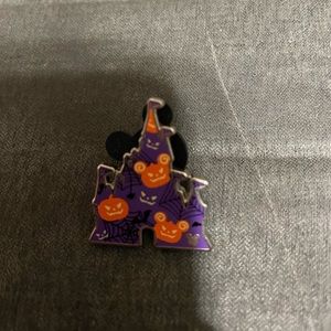 Disney Halloween castle pin